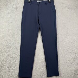 Day Age Men Performance Chino Pants 30X30 Navy Blue Slim Fit Stretch Tech Pocket